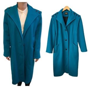 Vintage Art Deco Luba Paris Wool Coat